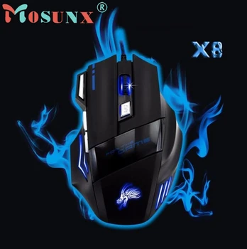 Mouse Raton Professional 5500 DPI 7 Button LED Optical USB Wired Gaming Mouse Mice For Pro Gamer 18Aug2
Mouse Raton Professional 5500 DPI 7 Button LED Optical USB Wired Gaming Mouse Mice For Pro Gamer 18Aug2