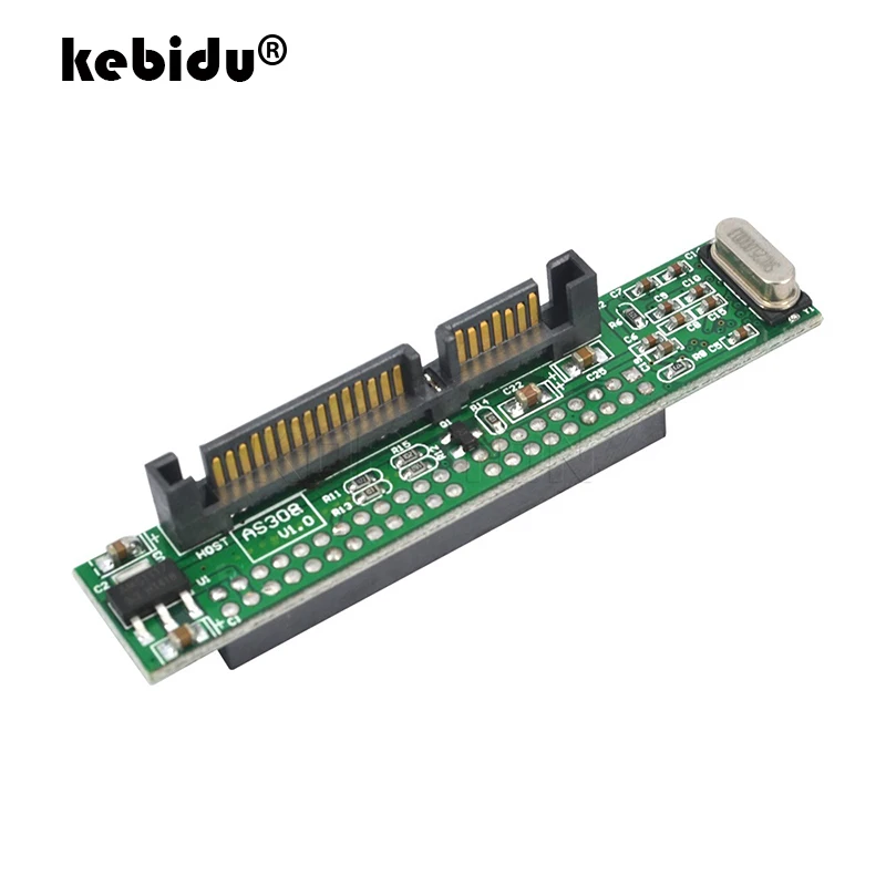 Kebidu новый IDE 44 pin 2 5 к SATA ПК адаптер конвертер 133 Гбит/с последовательный ATA 100 HDD CD DVD