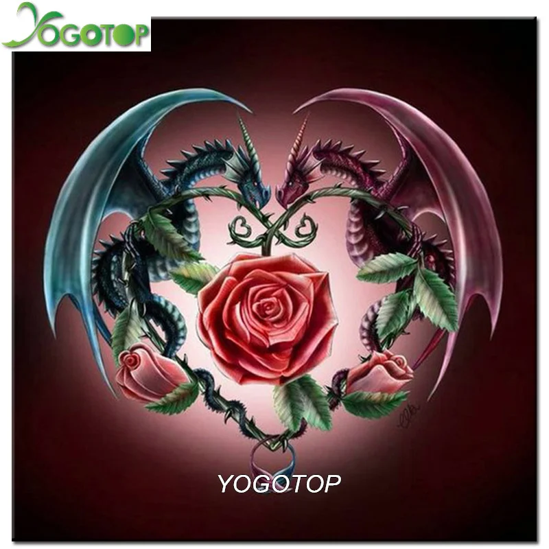YOGOTOP Crafts Diamond Embroidery Rose dragon DIY Diamond Painting Cross Stitch Kits Square Rhinestone Home Decor ZB635
YOGOTOP Crafts Diamond Embroidery Rose dragon DIY Diamond Painting Cross Stitch Kits Square Rhinestone Home Decor ZB635