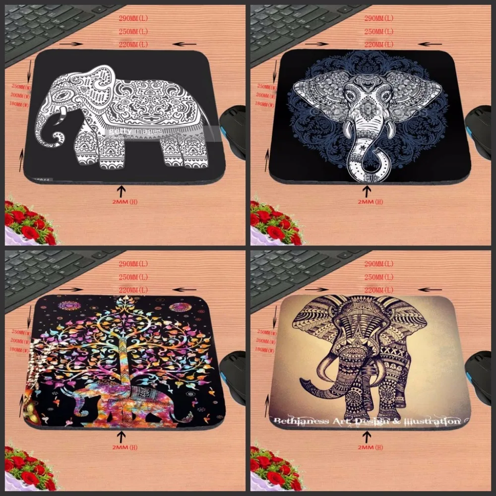 New PC Laptop Elephant Vintage Pattern Style Anti-slip Mousepad Computer Gaming Mouse Pad Mat for Optal Me Trackball Mouse
New PC Laptop Elephant Vintage Pattern Style Anti-slip Mousepad Computer Gaming Mouse Pad Mat for Optal Me Trackball Mouse