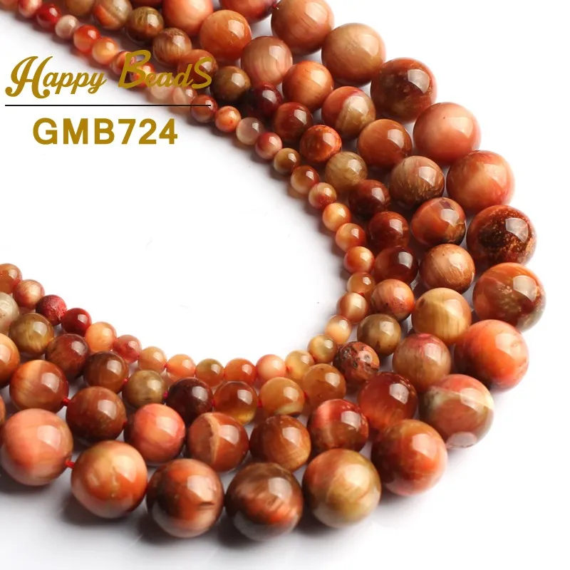 Natural Pink Tiger Eye Stone Beads Smooth Round Loose Spacer Beads For Jewelry Making DIY Bracelet Necklace 15''Inch 4/6/8/10mm
Natural Pink Tiger Eye Stone Beads Smooth Round Loose Spacer Beads For Jewelry Making DIY Bracelet Necklace 15''Inch 4/6/8/10mm