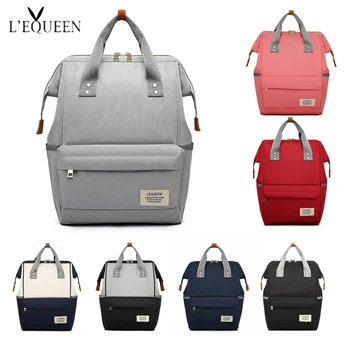 LEQUEEN Fashion Mummy Maternity Nappy Bag Backpack Pure Color Business Travel Nursing Baby Bag Origanizer For Baby Care 
LEQUEEN Fashion Mummy Maternity Nappy Bag Backpack Pure Color Business Travel Nursing Baby Bag Origanizer For Baby Care