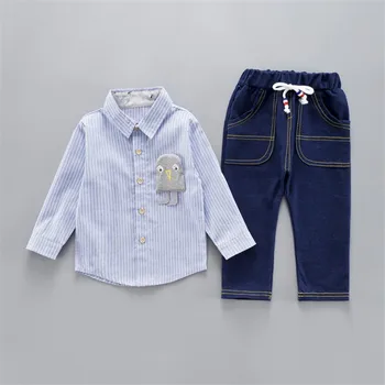 Boy Shirt Set Baby Boys Cotton Printed Stripe Shirt+Pants Embroidery Red Heart 3D Cartoon Pattern Kids Fashion
Boy Shirt Set Baby Boys Cotton Printed Stripe Shirt+Pants Embroidery Red Heart 3D Cartoon Pattern Kids Fashion