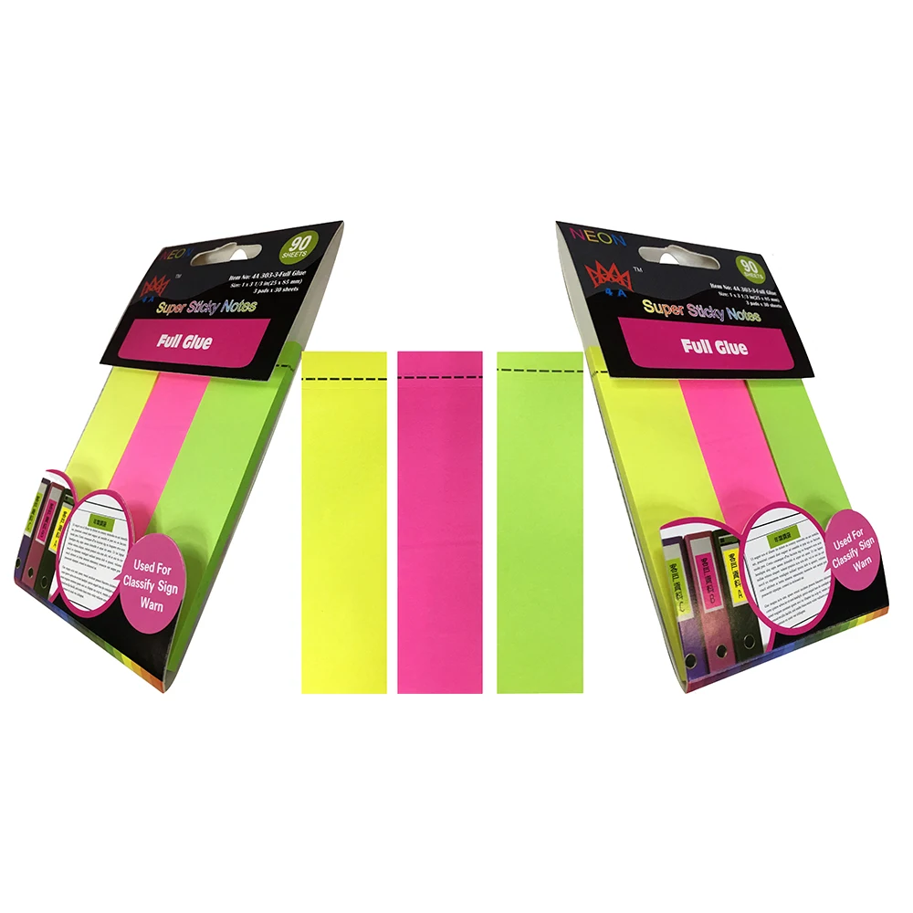 12 Pads 4A Sticky Full Adhesive Notes Assorted 3 1/3 x 1 Inches Stationery Planner Cute Self-Stick Notes 4A 303-3 Full Glue
12 Pads 4A Sticky Full Adhesive Notes Assorted 3 1/3 x 1 Inches Stationery Planner Cute Self-Stick Notes 4A 303-3 Full Glue