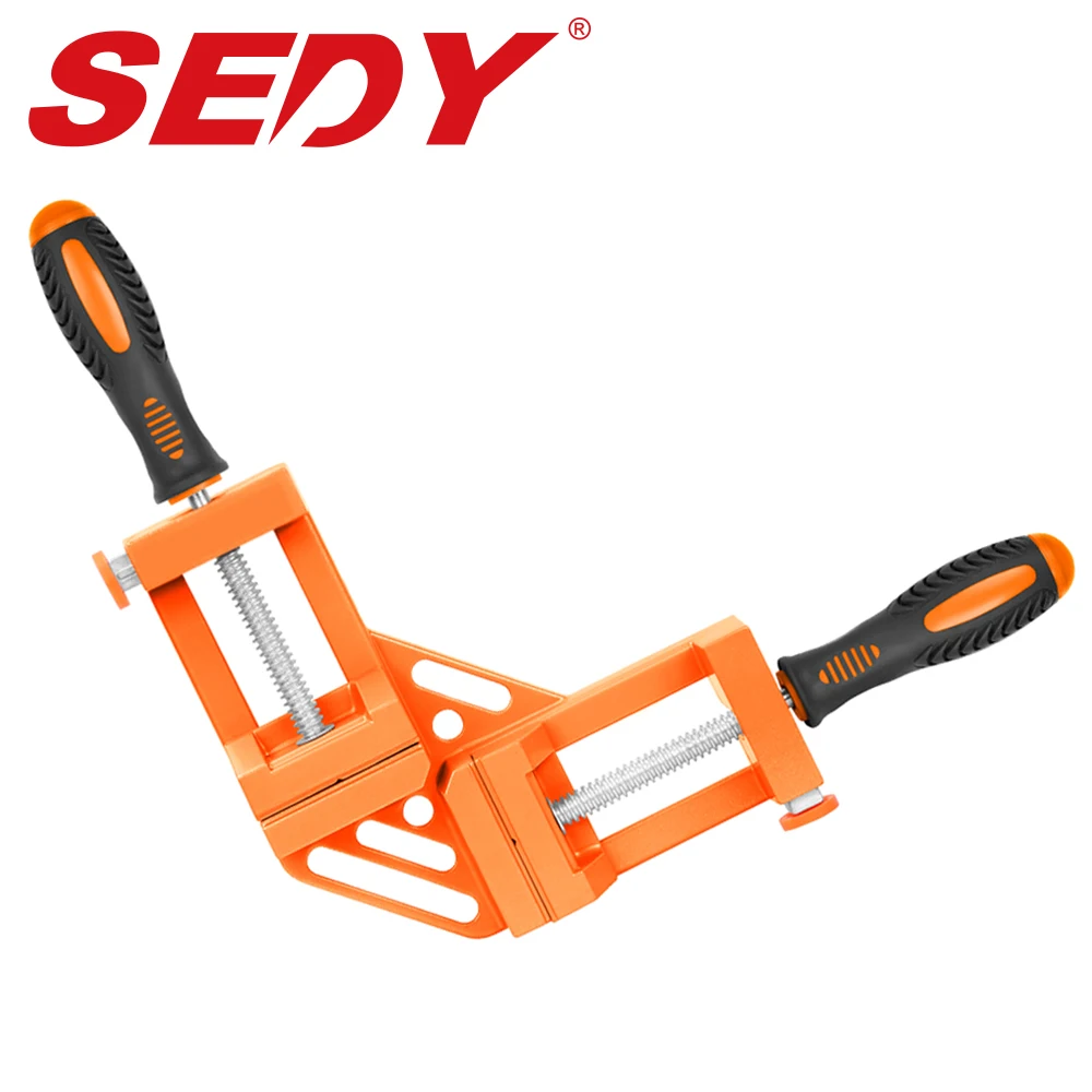 SEDY Aluminum Handle 90 Degree Right Angle Clamp Carpenter Woodworking Frame Clip Right Angle Folder Tool For Welding Hand Tools
SEDY Aluminum Handle 90 Degree Right Angle Clamp Carpenter Woodworking Frame Clip Right Angle Folder Tool For Welding Hand Tools