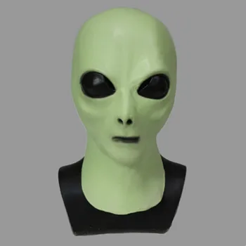 Scary Halloween Head Green Alien latex Mask Party Dress with Hood Halloween Masquerade Party Hip hop Mask
Scary Halloween Head Green Alien latex Mask Party Dress with Hood Halloween Masquerade Party Hip hop Mask