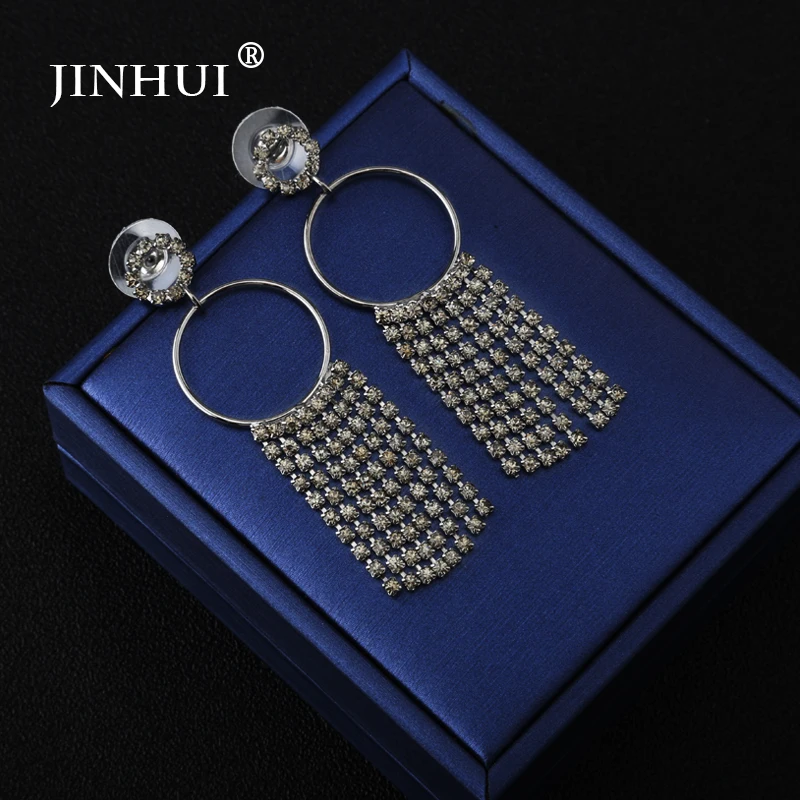 Jin Hui Dubai Woman New Earrings flash Crystal Pendant jewelry Gifts Friends take part Party best for Ornament Birthday present
Jin Hui Dubai Woman New Earrings flash Crystal Pendant jewelry Gifts Friends take part Party best for Ornament Birthday present