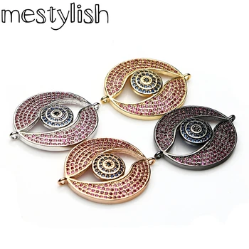 Mestylish New Fashion Cubic Zirconia Oval Evil eye Jewelry Connector for Diy Jewelry Bracelet Handemade making
Mestylish New Fashion Cubic Zirconia Oval Evil eye Jewelry Connector for Diy Jewelry Bracelet Handemade making