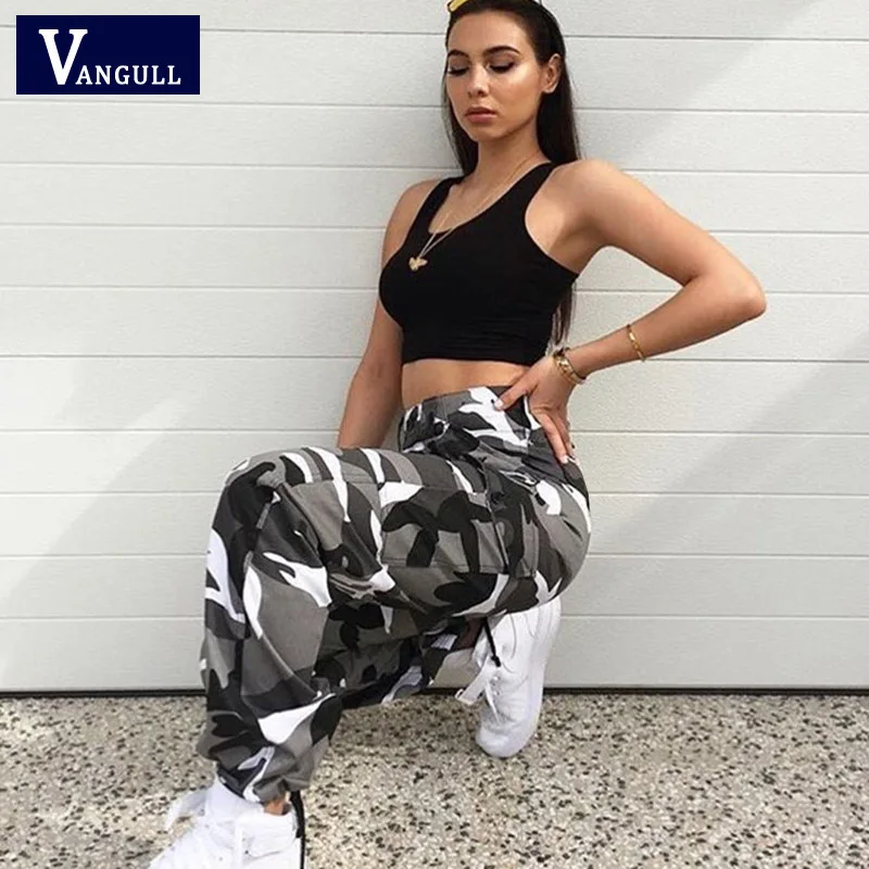 Vangull Women High Waist Camouflage Pants Fashion Pantalon Femme Trouser Ankle-Length Sweatpants Cotton Streetwear Camo Pants
Vangull Women High Waist Camouflage Pants Fashion Pantalon Femme Trouser Ankle-Length Sweatpants Cotton Streetwear Camo Pants