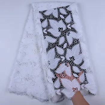 High Quality Cord Lace Fabric 2019 Latest African Guipure Lace With Stones Cheap Embroidery Mesh Lace Fabrics A1668
High Quality Cord Lace Fabric 2019 Latest African Guipure Lace With Stones Cheap Embroidery Mesh Lace Fabrics A1668
