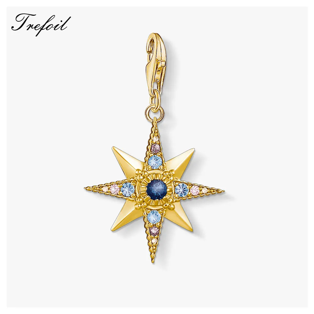 Royalty Golden Star Charms Pendant,2019 Fashion Jewelry 925 Sterling Silver Vintage Gift For Women Men Fit Bracelet Necklace
Royalty Golden Star Charms Pendant,2019 Fashion Jewelry 925 Sterling Silver Vintage Gift For Women Men Fit Bracelet Necklace