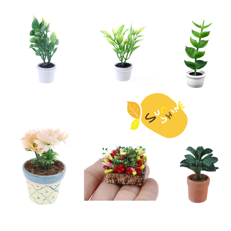 1:12 Dollhouse Miniature Green Plant In Pot Simulation Potted plants Green Mini Tree Potted For Doll House Furniture Home Decor
1:12 Dollhouse Miniature Green Plant In Pot Simulation Potted plants Green Mini Tree Potted For Doll House Furniture Home Decor