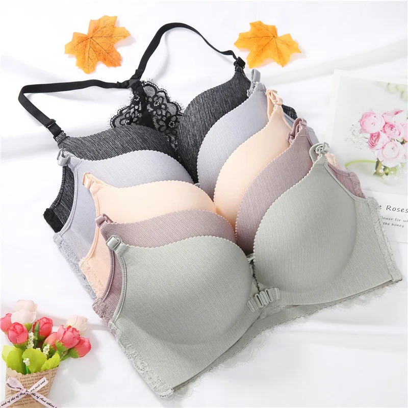 Women Seamless Sexy Front Closure Bra Girls's Push Up Underwear Lace Back Underwire Bra
Women Seamless Sexy Front Closure Bra Girls's Push Up Underwear Lace Back Underwire Bra