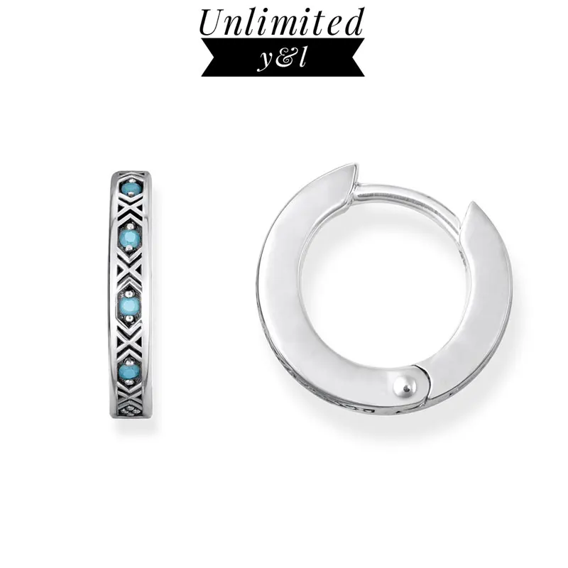 Creole Hoop Earrings for Women Men Blue CZ Ear Circle Female Thomas Style 925 Sterling Silver Fashion Good Jewelry 2019 New
Creole Hoop Earrings for Women Men Blue CZ Ear Circle Female Thomas Style 925 Sterling Silver Fashion Good Jewelry 2019 New