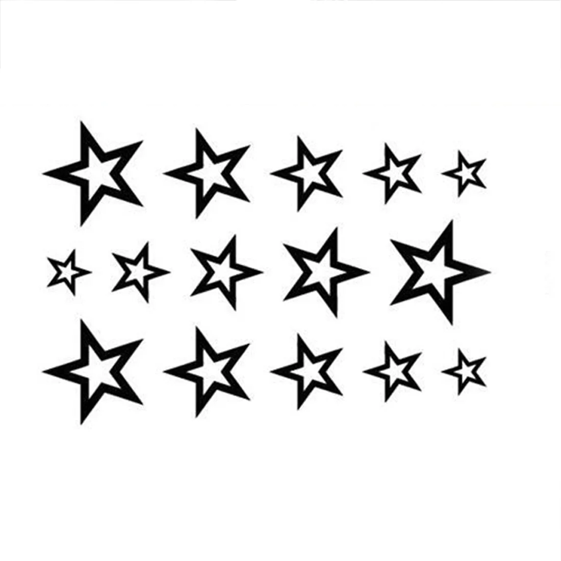 Временная татуировка водонепроницаемая с изображением звёзд|star tattoo|tattoo for