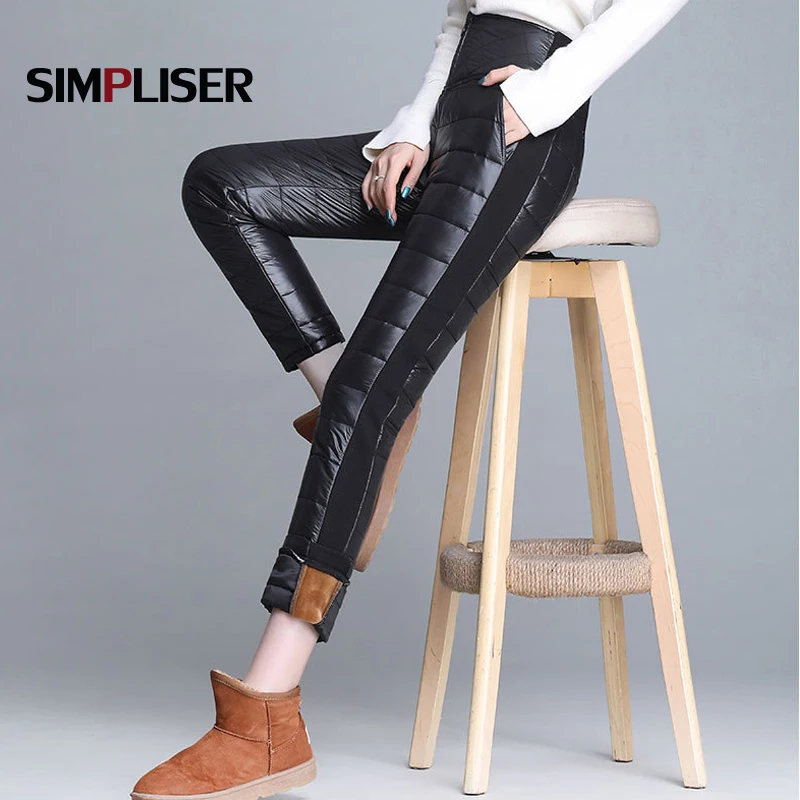 Women Pants Large Sizes 5XL 6XL Down Cotton Trousers Warm Pencil Pants High Waist Stretch Out wear Trouser Blue Black Red Winter
Women Pants Large Sizes 5XL 6XL Down Cotton Trousers Warm Pencil Pants High Waist Stretch Out wear Trouser Blue Black Red Winter
