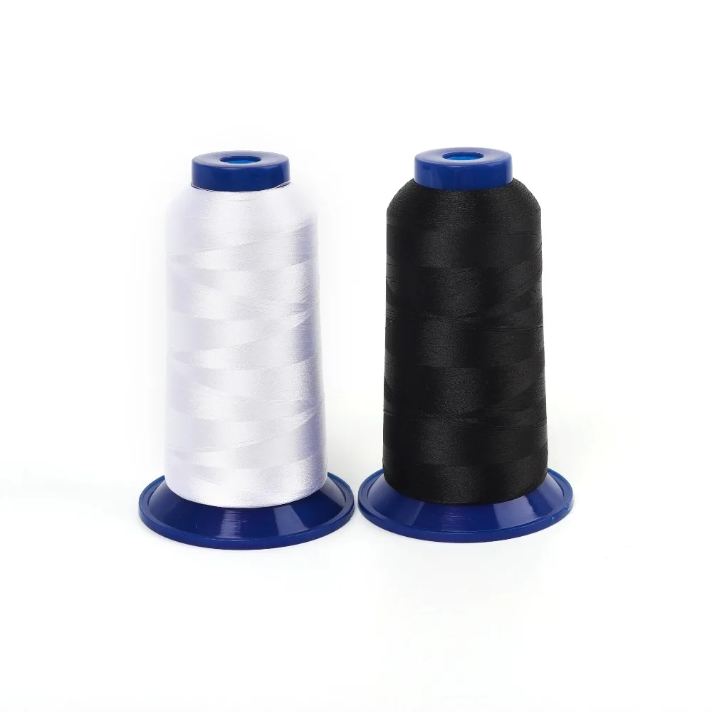 60WT Polyester Embroidery Machine Bobbin Thread 75D/2 Filament for Brother Janome, 4000M,White Black Prewound Bobbin Thread 4PCS
60WT Polyester Embroidery Machine Bobbin Thread 75D/2 Filament for Brother Janome, 4000M,White Black Prewound Bobbin Thread 4PCS