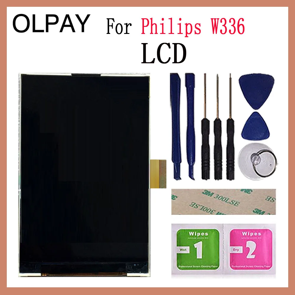 OLPAY New Original LCD Display LCD Screen For Philips W336 Replacement Parts + Disassemble Tools
OLPAY New Original LCD Display LCD Screen For Philips W336 Replacement Parts + Disassemble Tools