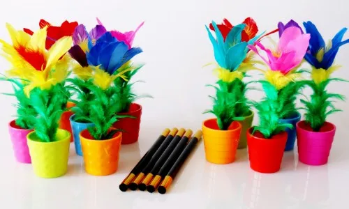 

Magic Cane / Stick To Flower (Medium Size) Magic Tricks Close Up Gimmick Props Comedy Appearing Flower In Pot From Wand