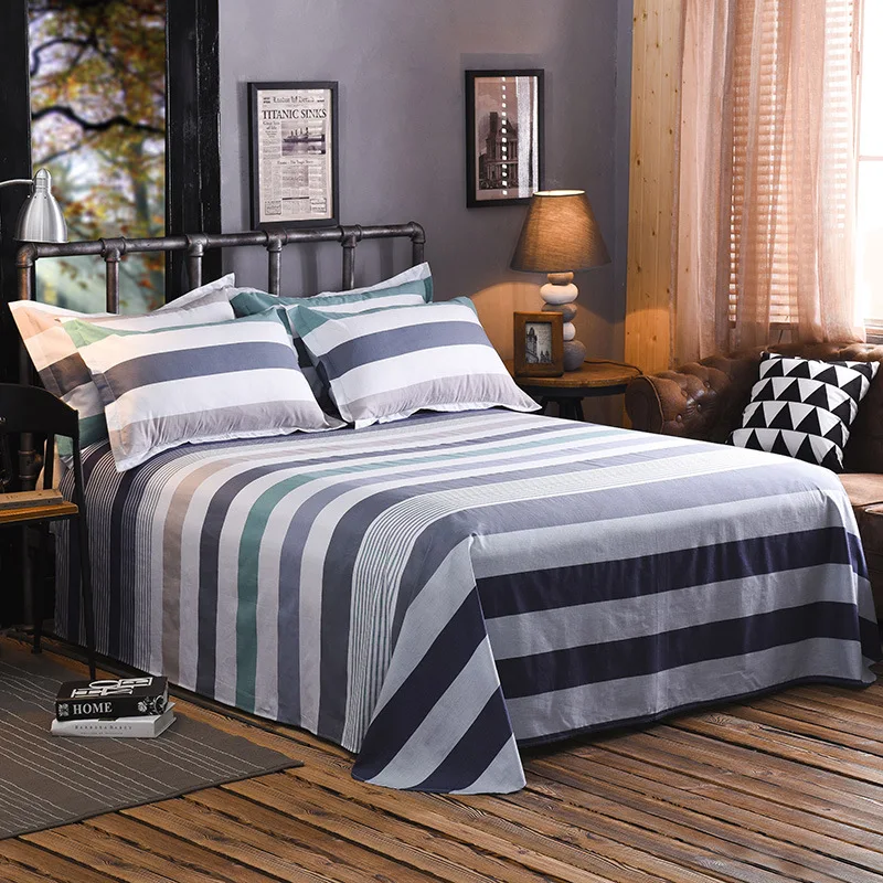 Bed Flat Sheet with Pillowcase 100% Cotton Printed Bed Linen Queen Home Textile Mattress Covers Sheet With Elastic For King Size
Bed Flat Sheet with Pillowcase 100% Cotton Printed Bed Linen Queen Home Textile Mattress Covers Sheet With Elastic For King Size