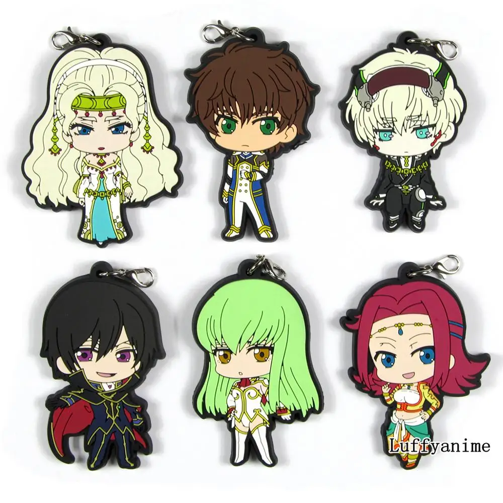 CODE GEASS: Hangyaku no Lelouch of the Rebellion Re резиновая подвеска талисман CC В рыцарском стиле из