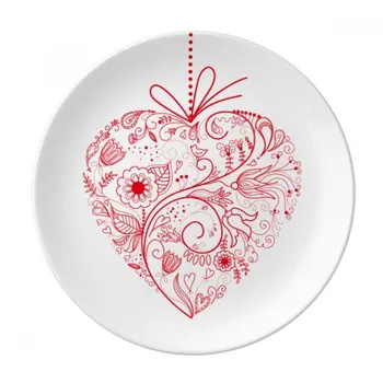Flowers Vines Valentine's Day Red Dessert Plate Decorative Porcelain 8 inch Dinner Home
Flowers Vines Valentine's Day Red Dessert Plate Decorative Porcelain 8 inch Dinner Home