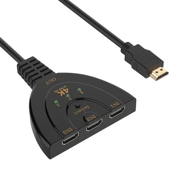 Robotsky 3 Port 4K HDMI Splitter Switch 3in1 hdmi adapter 1080P Switcher for HDTV DVD Xbox PS3 PS4 laptop & PC
Robotsky 3 Port 4K HDMI Splitter Switch 3in1 hdmi adapter 1080P Switcher for HDTV DVD Xbox PS3 PS4 laptop & PC