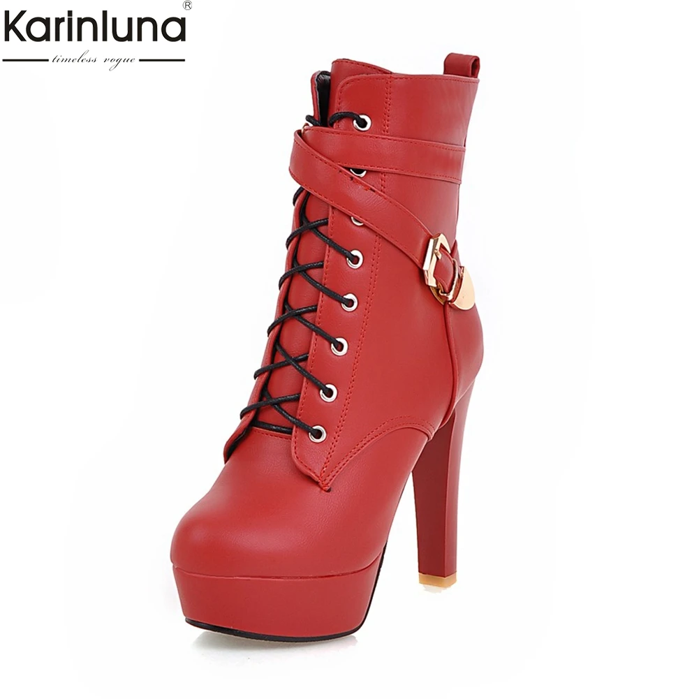 KARINLUNA new arrivals dropship big size 33-43 super high heel women's Boots Shoes belt buckle woman ankle Boots shoes
KARINLUNA new arrivals dropship big size 33-43 super high heel women's Boots Shoes belt buckle woman ankle Boots shoes