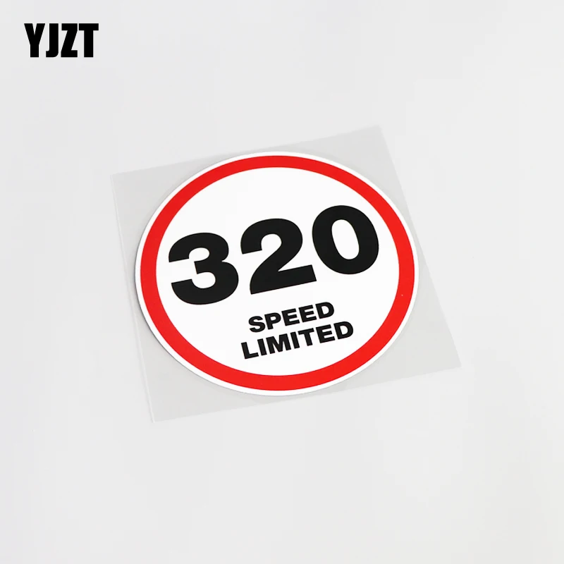 YJZT 12.5CM*12.5CM Fashion 320 SPEED LIMITED Decal Car Sticker PVC Accessories 13-0403
YJZT 12.5CM*12.5CM Fashion 320 SPEED LIMITED Decal Car Sticker PVC Accessories 13-0403