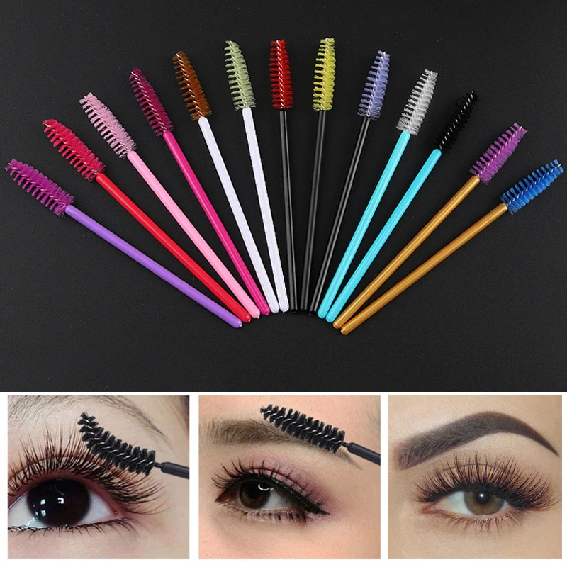 50Pcs Eyelash brushes Makeup brushes Disposable Mascara Wands Applicator Spoolers Eye Lashes Brush Professional Makeup Tools Set 
50Pcs Eyelash brushes Makeup brushes Disposable Mascara Wands Applicator Spoolers Eye Lashes Brush Professional Makeup Tools Set