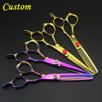 Custom Dragon handle japan 440c 6 inch cut hair scissors set cutting barber haircut thinning scisor shears hairdressing scissors
Custom Dragon handle japan 440c 6 inch cut hair scissors set cutting barber haircut thinning scisor shears hairdressing scissors