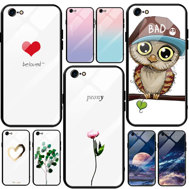 Tempered Glass Case For iPhone XS MAX Beauty Flower Heart Owl Space Pattern Glass Cover For iPhone X 8 7 6 6 S Plus XR XS Fundas
Tempered Glass Case For iPhone XS MAX Beauty Flower Heart Owl Space Pattern Glass Cover For iPhone X 8 7 6 6 S Plus XR XS Fundas