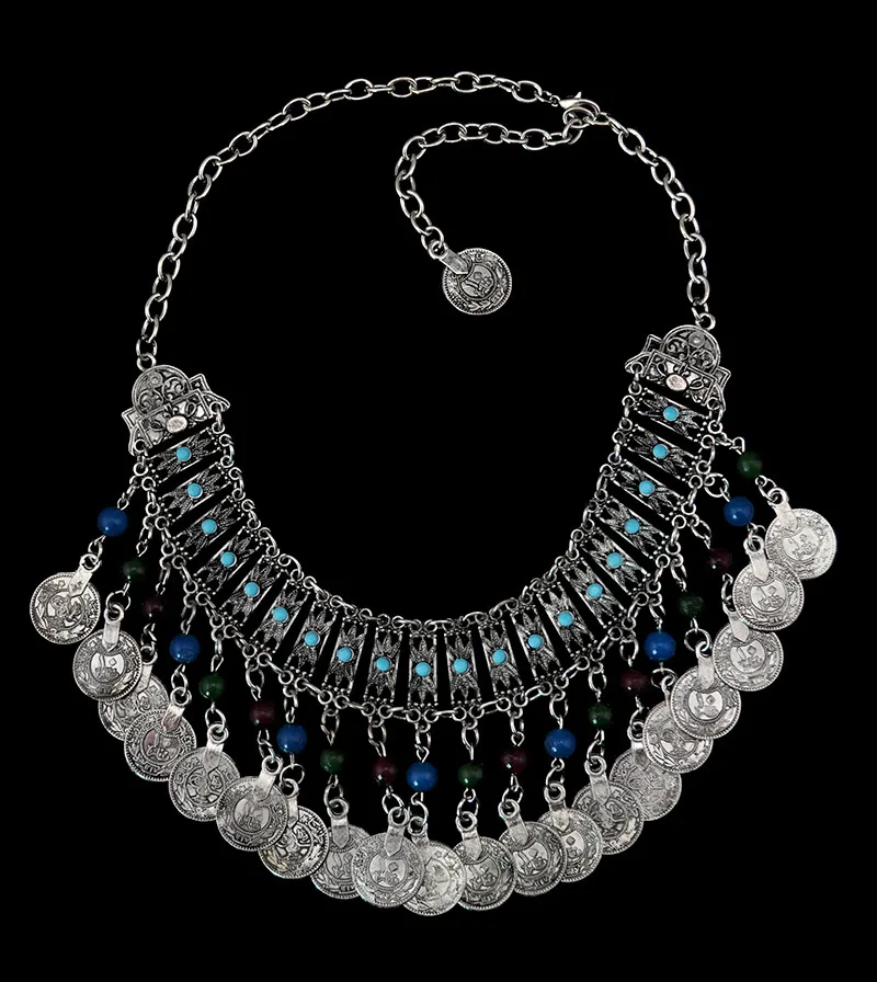 Bohemian Gypsy Tibet Vintage Ethnic Long Stone Necklaces Carved Coin Tassels Bib Necklaces & Pendants Women Statement Party
Bohemian Gypsy Tibet Vintage Ethnic Long Stone Necklaces Carved Coin Tassels Bib Necklaces & Pendants Women Statement Party
