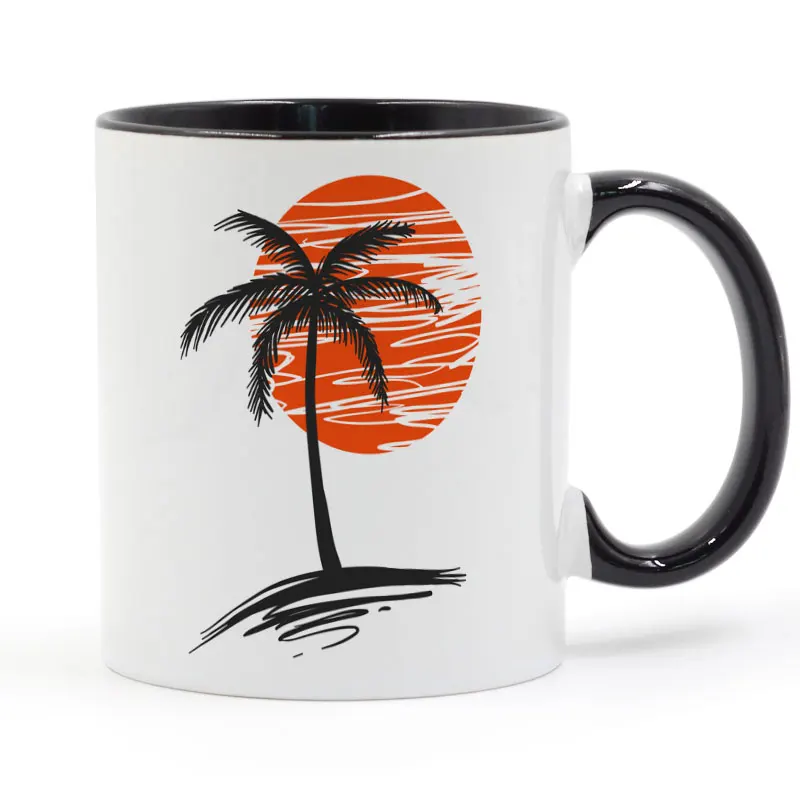 California Palm Trees Hot Summer Beach Coffee Mug Ceramic Cup Color Handle Colour Inside Gifts 11oz GA1030
California Palm Trees Hot Summer Beach Coffee Mug Ceramic Cup Color Handle Colour Inside Gifts 11oz GA1030