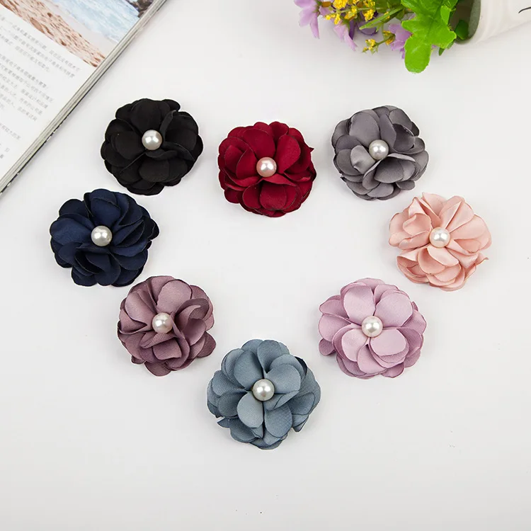 Chiffon Flowers Korean Fabric Flowers Rosette Flowers with pearl on center DIY Hair Accessories for Headband
Chiffon Flowers Korean Fabric Flowers Rosette Flowers with pearl on center DIY Hair Accessories for Headband