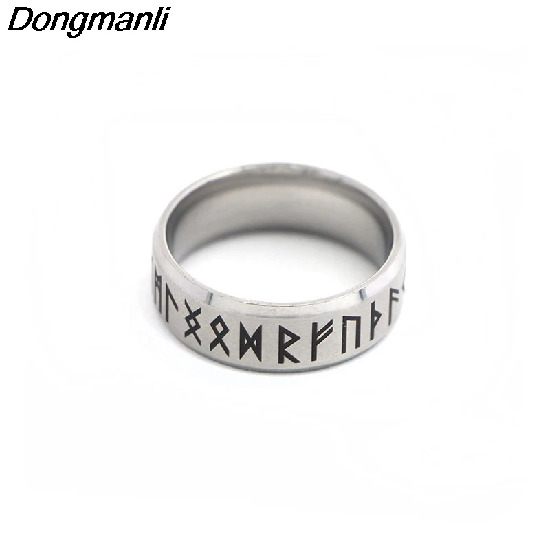 P1808 Dongmanli Punk Мода Стиль Античный ретро Мужской ювелирных изделий Viking Ring Женский