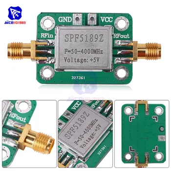 LNA 50-4000MHz RF Low Noise Amplifier Module SPF5189 0.6dB Wide Band Amplifier Board Signal Receiver for FM HF VHF/UHF Ham Radio
LNA 50-4000MHz RF Low Noise Amplifier Module SPF5189 0.6dB Wide Band Amplifier Board Signal Receiver for FM HF VHF/UHF Ham Radio