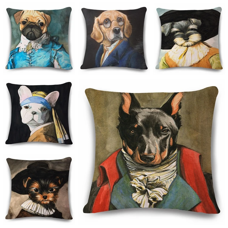 Fashion creative black dog Cushion(No Filler) Polyester Family affection Sofa Car Seat family Home Decorative Throw Pillow
Fashion creative black dog Cushion(No Filler) Polyester Family affection Sofa Car Seat family Home Decorative Throw Pillow