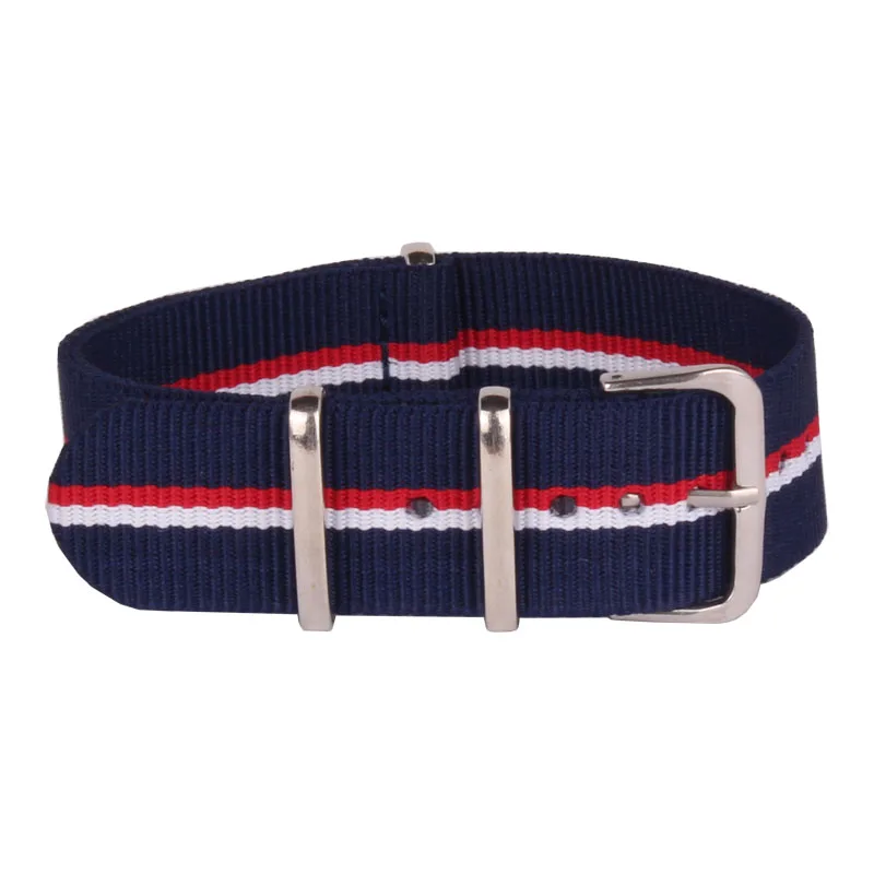 Cambo Wholesale 20 mm Stripe Red White Military Nato Woven Fiber watchband 20mm Nylon Watch Straps Wristwatch Band Buckle fabric
Cambo Wholesale 20 mm Stripe Red White Military Nato Woven Fiber watchband 20mm Nylon Watch Straps Wristwatch Band Buckle fabric