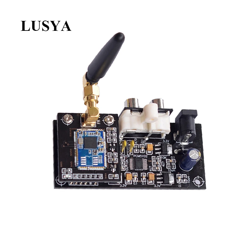 Lusya CSR8675 Bluetooth 5.0 Wireless Receiver Board pcm5102A decode DAC APTX HD for Amplifier car With Antenna T0697
Lusya CSR8675 Bluetooth 5.0 Wireless Receiver Board pcm5102A decode DAC APTX HD for Amplifier car With Antenna T0697