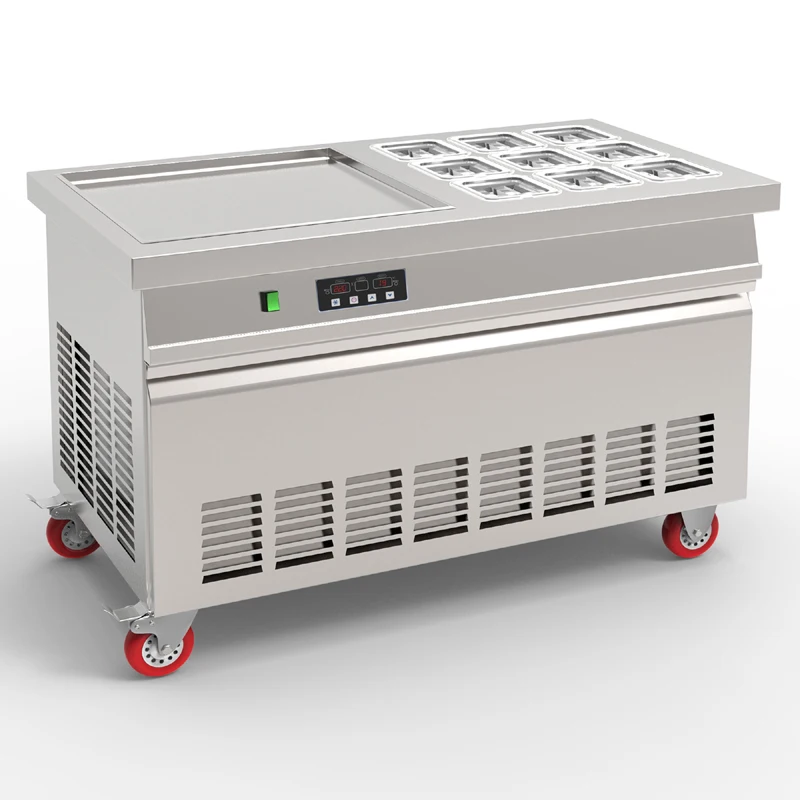 R410A Refrigerant Thailand's ice cream machine / fruit machine allows users to experience different usages
R410A Refrigerant Thailand's ice cream machine / fruit machine allows users to experience different usages