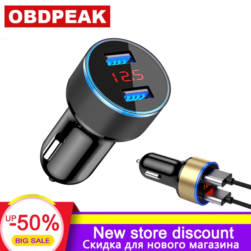 Dual USB Super Car Charger Adapter Usb for Car 3.1A Digital LED Voltage/Current Display Auto Vehicle Charger for Smart Phone
Dual USB Super Car Charger Adapter Usb for Car 3.1A Digital LED Voltage/Current Display Auto Vehicle Charger for Smart Phone