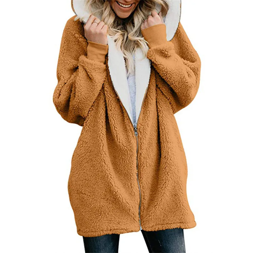 Women's Jackets Winter Coat Women Cardigans Ladies Warm Jumper Fleece Faux Fur Coat Hoodie Outwear manteau Femme Plus size 5XL
Women's Jackets Winter Coat Women Cardigans Ladies Warm Jumper Fleece Faux Fur Coat Hoodie Outwear manteau Femme Plus size 5XL