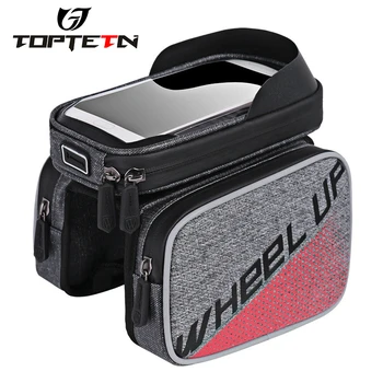 TOPTETN Waterproof Cycling Front Bag Touch Phone Stand Case For 6.0 inch smartphone Screen Bike Bag Tube Frame Pannier
TOPTETN Waterproof Cycling Front Bag Touch Phone Stand Case For 6.0 inch smartphone Screen Bike Bag Tube Frame Pannier