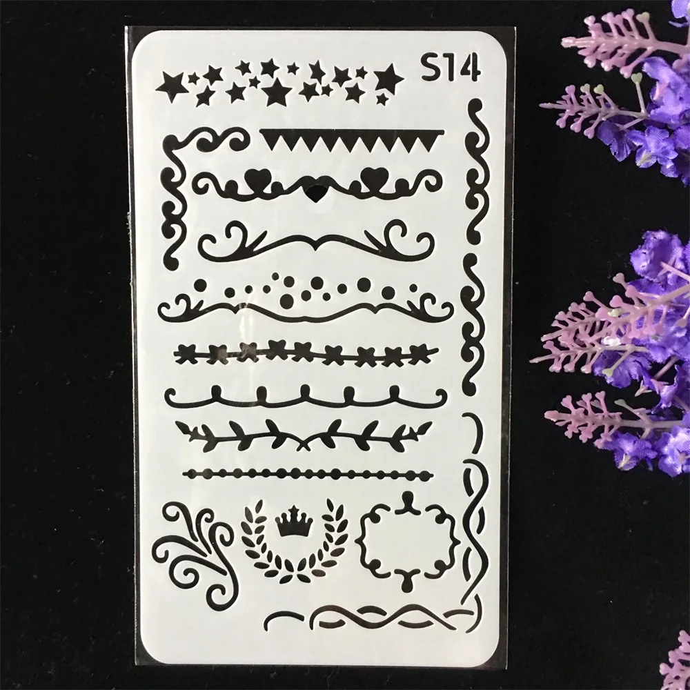 Hot A6 Geometry Flag S14 DIY Craft Layering Stencils Wall Painting Scrapbooking Stamping Embossing Album Paper Card Template
Hot A6 Geometry Flag S14 DIY Craft Layering Stencils Wall Painting Scrapbooking Stamping Embossing Album Paper Card Template
