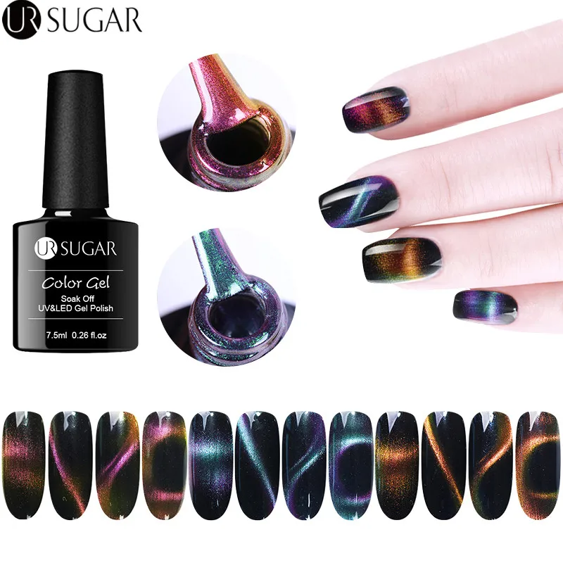 UR SUGAR 7.5ml Chameleon 3D Cat Eye Magnetic UV Gel Polish Magic Stick Gradient Effect Soak Off UV Gel Lacquer Varnish DIY Tool
UR SUGAR 7.5ml Chameleon 3D Cat Eye Magnetic UV Gel Polish Magic Stick Gradient Effect Soak Off UV Gel Lacquer Varnish DIY Tool