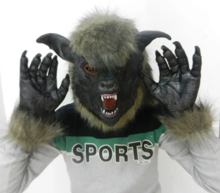 The New Black Wolf Wolf Mask Gloves Latex Horror Equipment Animal Show Halloween Party Toys Movie Theme Props Supply
The New Black Wolf Wolf Mask Gloves Latex Horror Equipment Animal Show Halloween Party Toys Movie Theme Props Supply