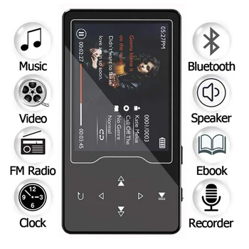 HIFI Bluetooth MP3 Player 16GB Built-in Speaker Touch Button with 2.4inch HD Big Screen Lossless Sound MP3 Music Player with FM
HIFI Bluetooth MP3 Player 16GB Built-in Speaker Touch Button with 2.4inch HD Big Screen Lossless Sound MP3 Music Player with FM