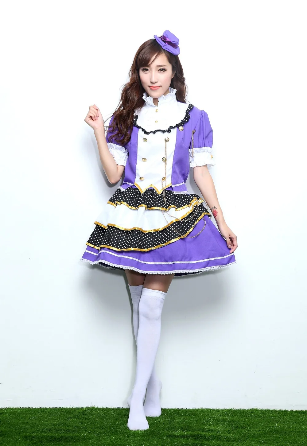 Tojo Nozomi Love Live Full Member Cosplay Costume Sweet Girls Fruit Lolita Dress Student School Animation League Race Cloth
Tojo Nozomi Love Live Full Member Cosplay Costume Sweet Girls Fruit Lolita Dress Student School Animation League Race Cloth