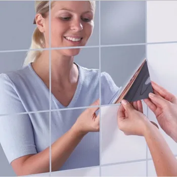 New Arrival High Quality Square Mirror Tile Wallpapers 3D Decal Home Room Decoration DIY For Living Room Porch 9Pcs
New Arrival High Quality Square Mirror Tile Wallpapers 3D Decal Home Room Decoration DIY For Living Room Porch 9Pcs